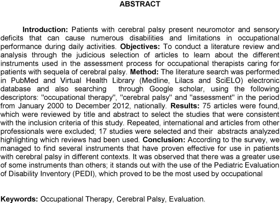 caring for patients with sequela of cerebral palsy.