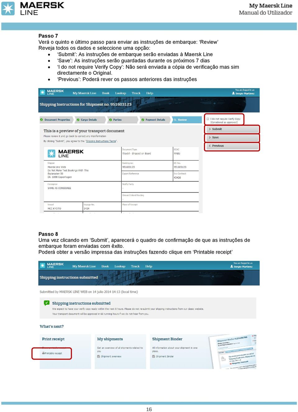 de verificação mas sim directamente o Original.