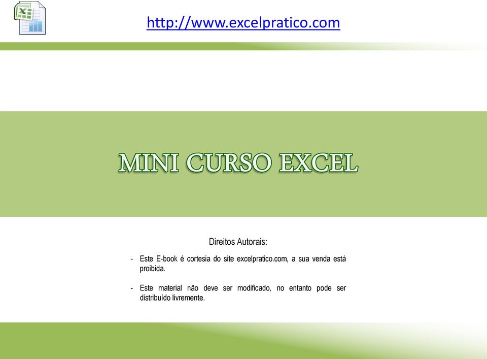 site excelpratico.com, a sua venda está proibida.