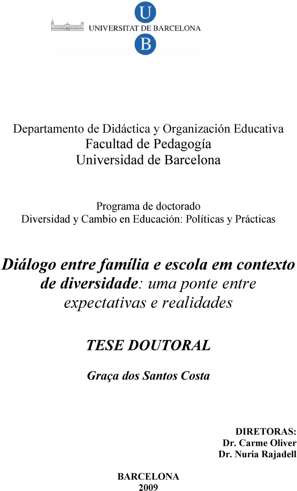 Diálogo entre família e escola em contexto de diversidade: uma ponte entre expectativas e