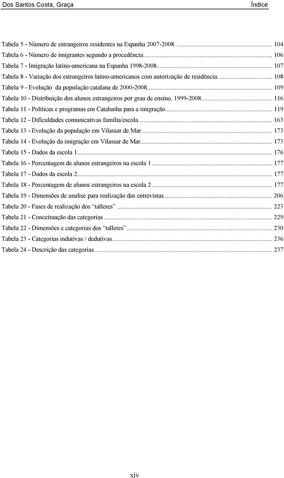 ..109 Tabela 10 - Distribuição dos alunos estrangeiros por grau de ensino, 1999-2008...116 Tabela 11 - Políticas e programas em Catalunha para a imigração.