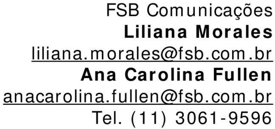 br Ana Carolina Fullen