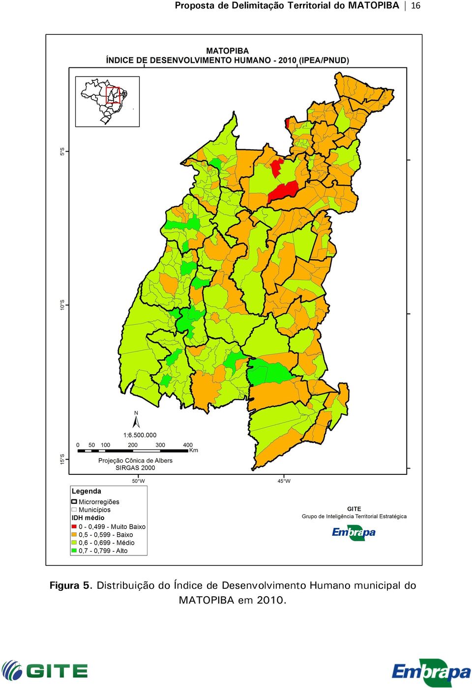 5. Distribuição do Índice de