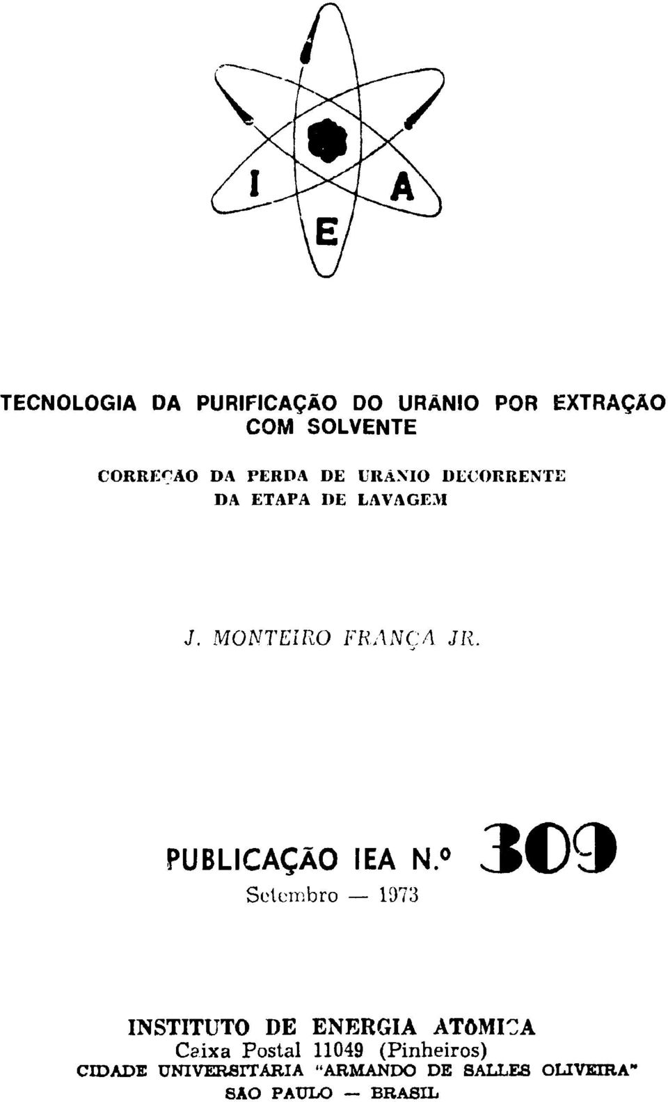 PUBLICAÇÃO IEA N.