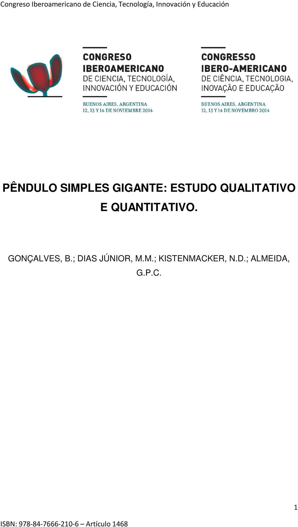 GONÇALVES, B.; DIAS JÚNIOR, M.