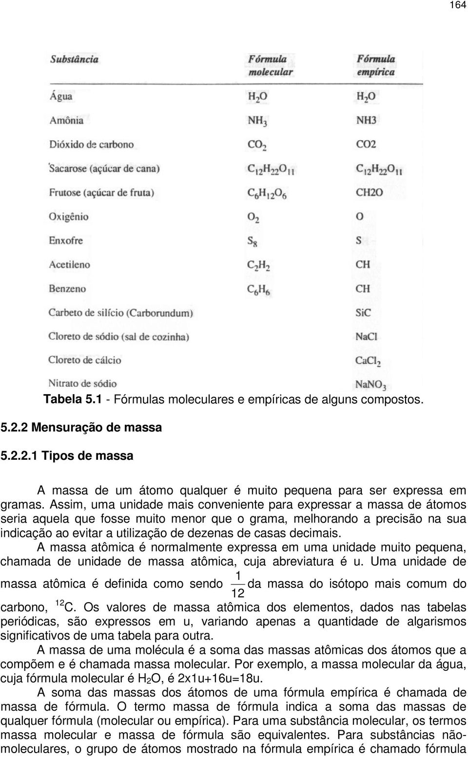 decimais. A massa atômica é normalmente expressa em uma unidade muito pequena, chamada de unidade de massa atômica, cuja abreviatura é u.