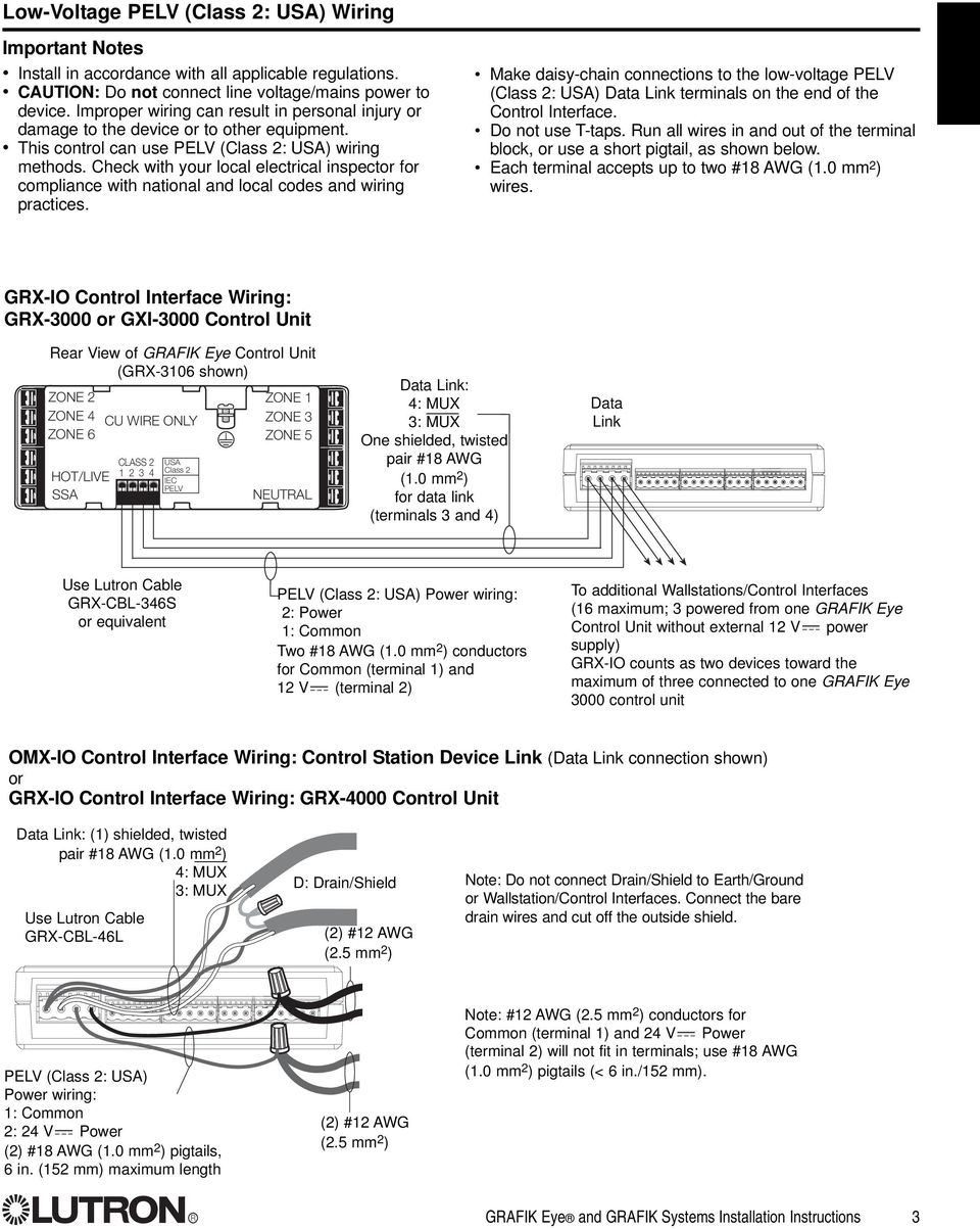 Check with your local electrical inspector for compliance with national and local codes and wiring practices.