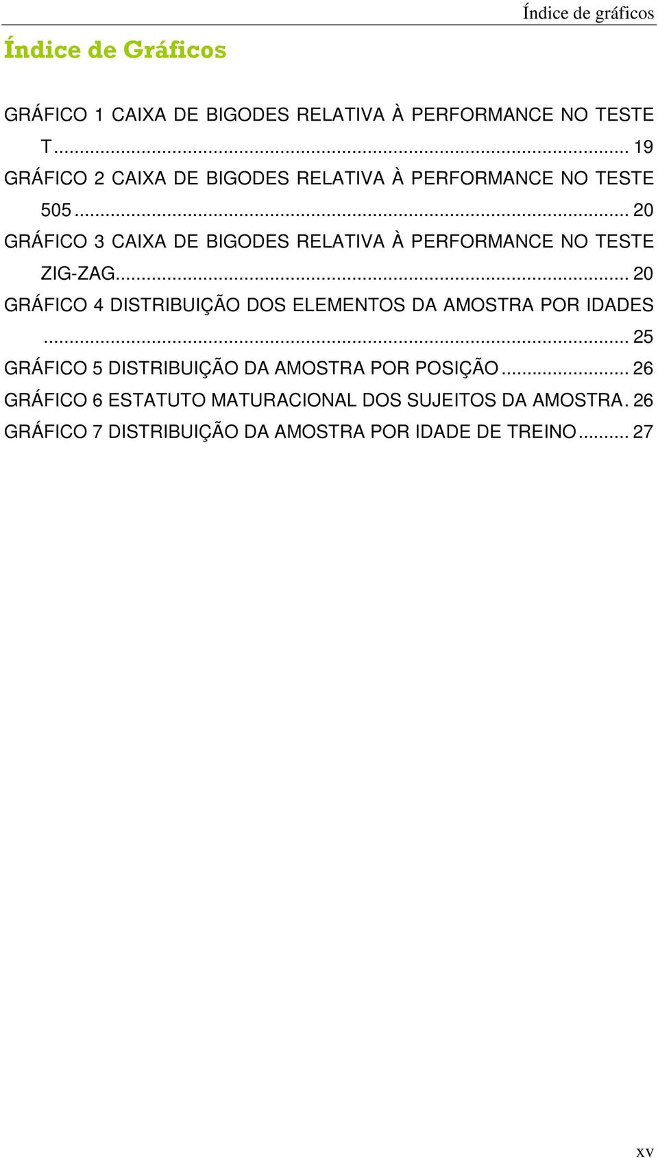 .. 20 GRÁFICO 3 CAIXA DE BIGODES RELATIVA À PERFORMANCE NO TESTE ZIG-ZAG.