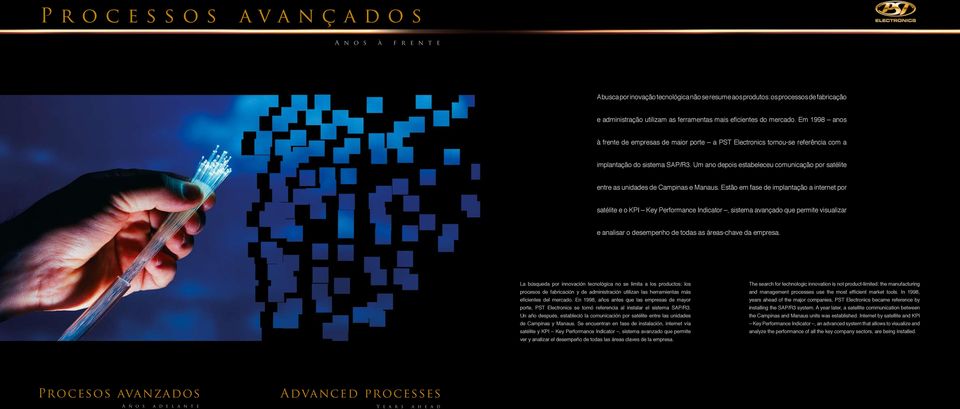 Um ano depois estabeleceu comunicação por satélite entre as unidades de Campinas e Manaus.