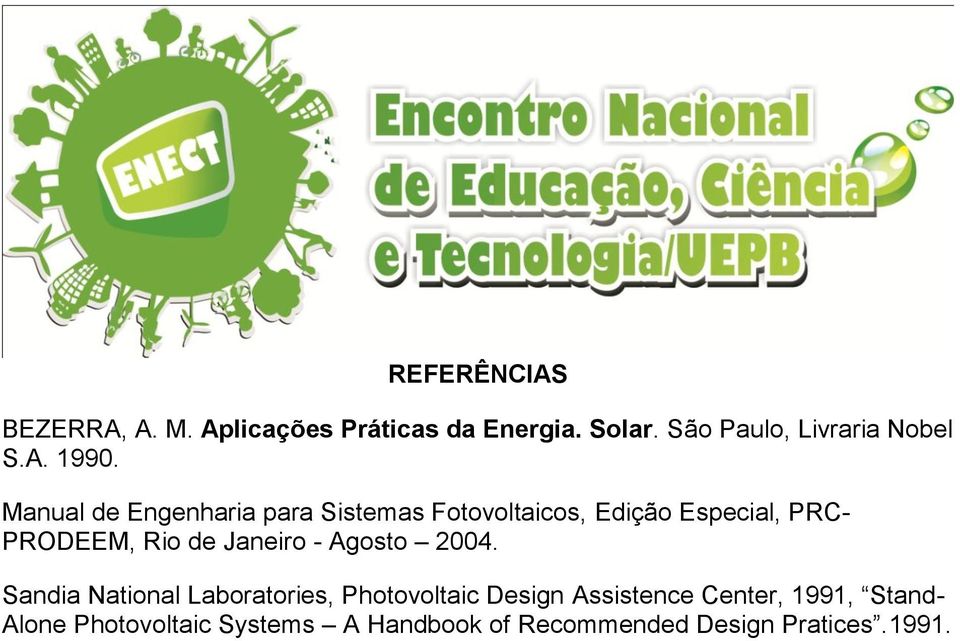 Manual de Engenharia para Sistemas Fotovoltaicos, Edição Especial, PRC- PRODEEM, Rio de
