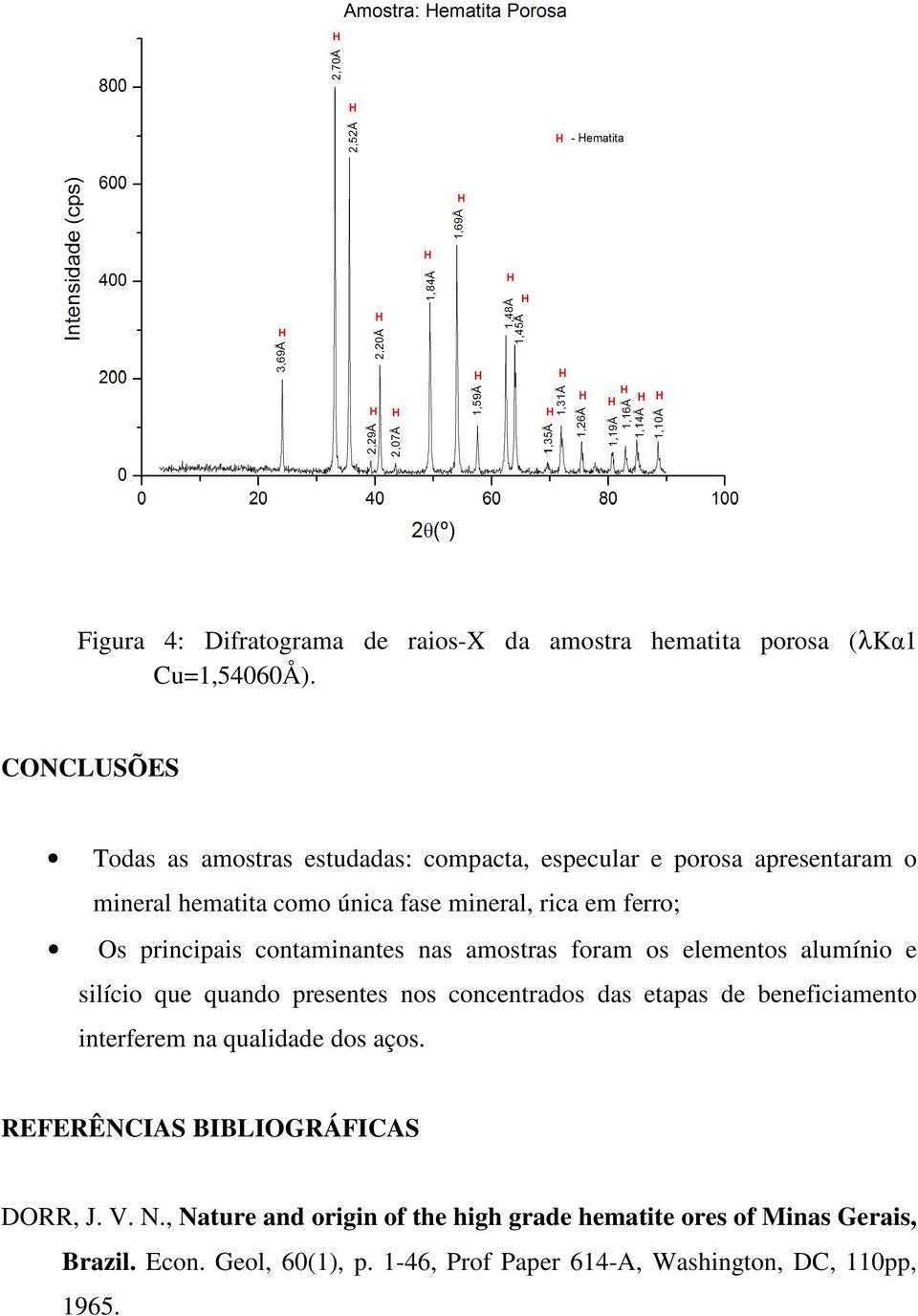 principais contaminantes nas amostras foram os elementos alumínio e silício que quando presentes nos concentrados das etapas de beneficiamento