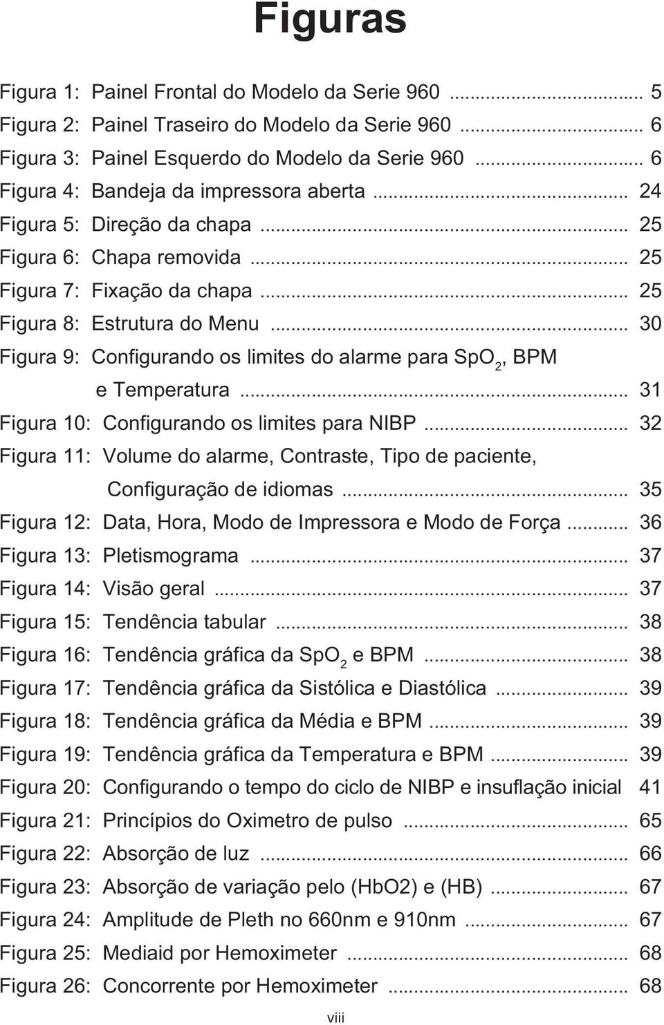 .. 30 Figura 9: Configurando os limites do alarme para SpO 2, BPM e Temperatura... 31 Figura 10: Configurando os limites para NIBP.