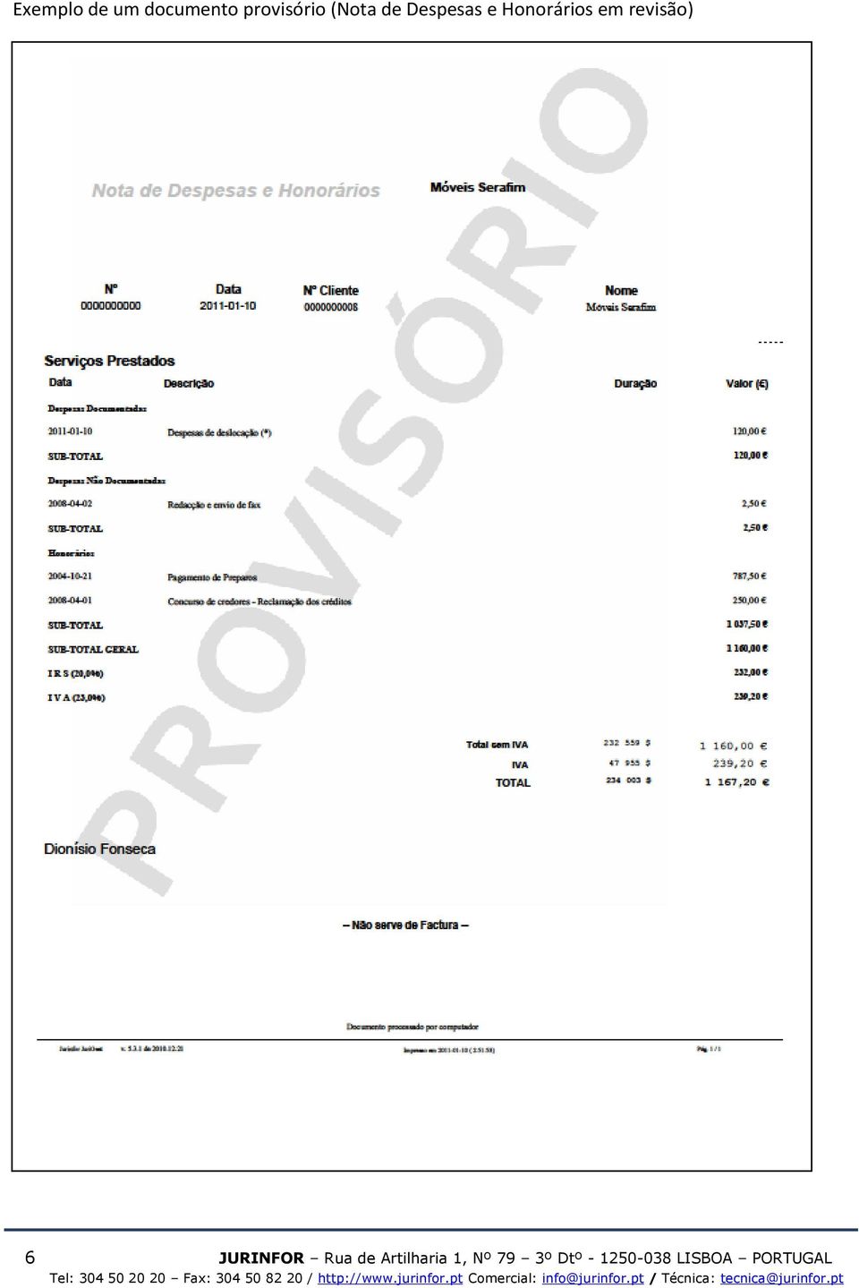 revisão) 6 JURINFOR Rua de Artilharia