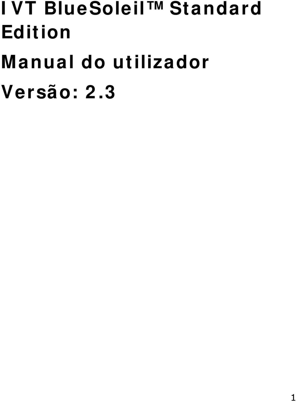 Manual do