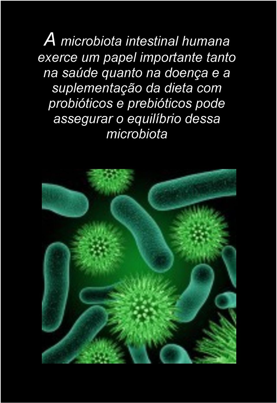 suplementação da dieta com probióticos e