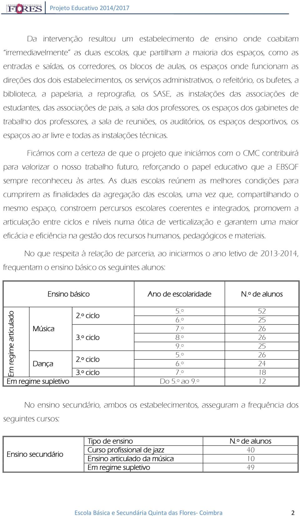 papelaria, a reprografia, os SASE, as instalações das associações de estudantes, das associações de pais, a sala dos professores, os espaços dos gabinetes de trabalho dos professores, a sala de