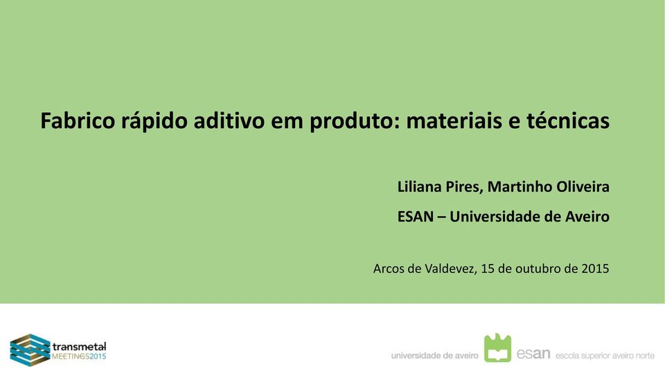 Martinho Oliveira ESAN Universidade de