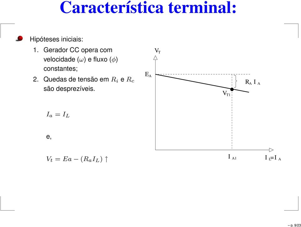 constantes; V T 2.