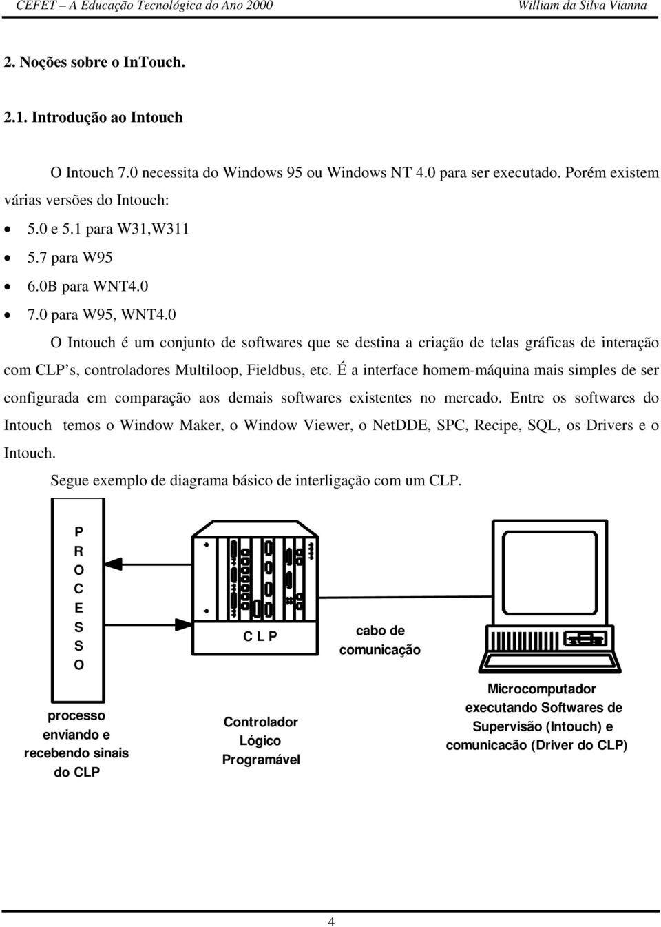 É a interface homem-máquina mais simples de ser configurada em comparação aos demais softwares existentes no mercado.