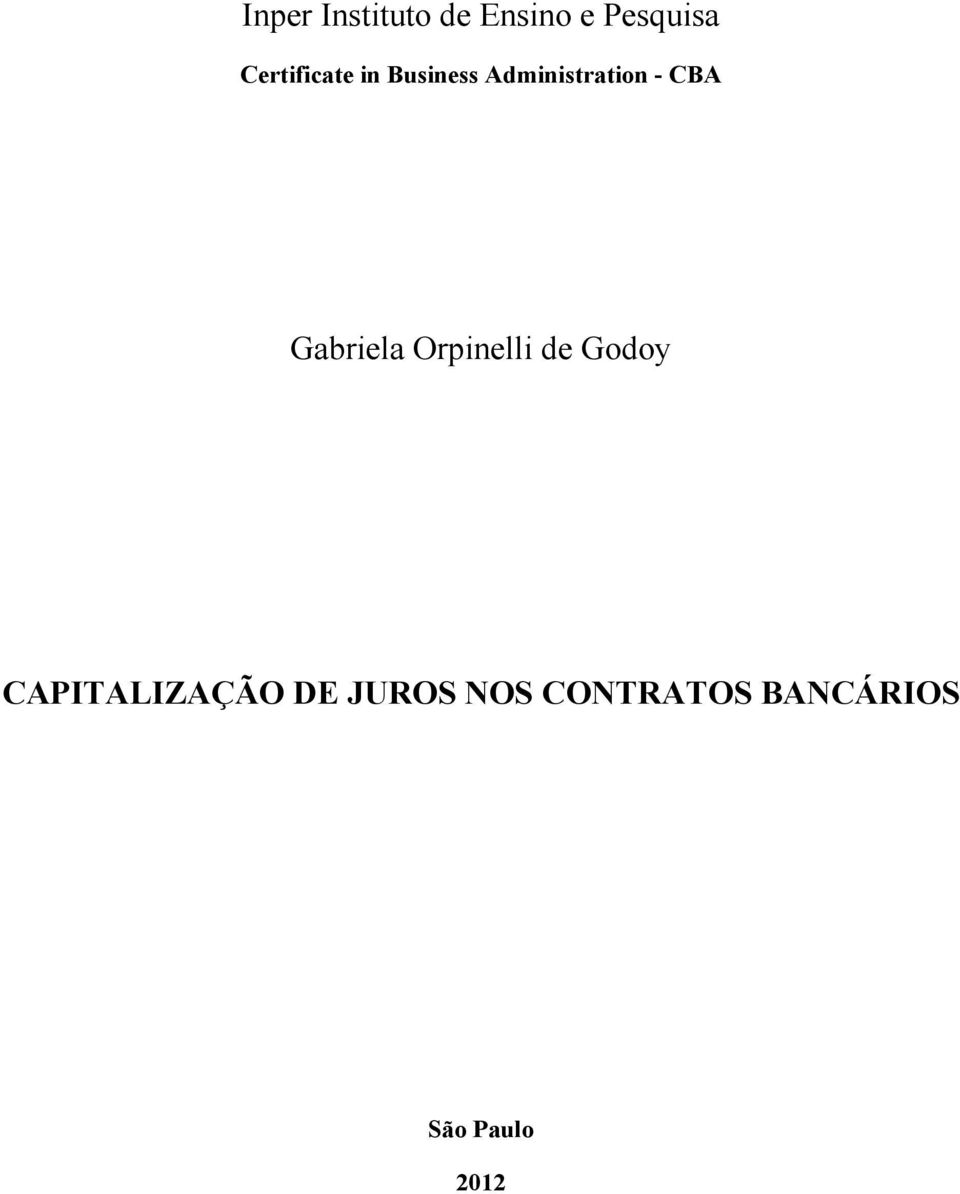 CBA Gabriela Orpinelli de Godoy