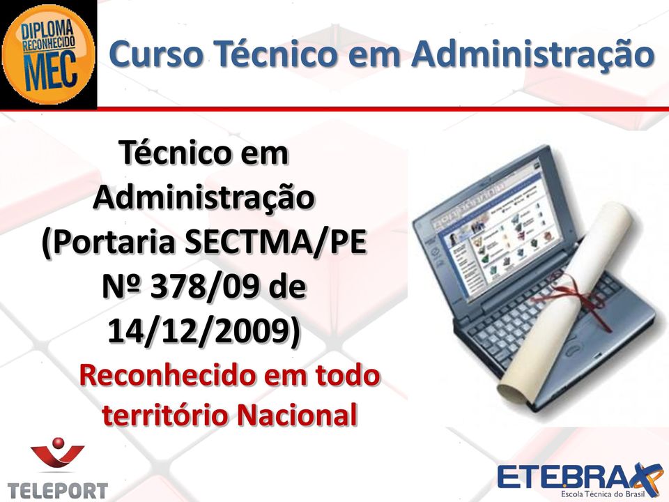 SECTMA/PE Nº 378/09 de 14/12/2009)