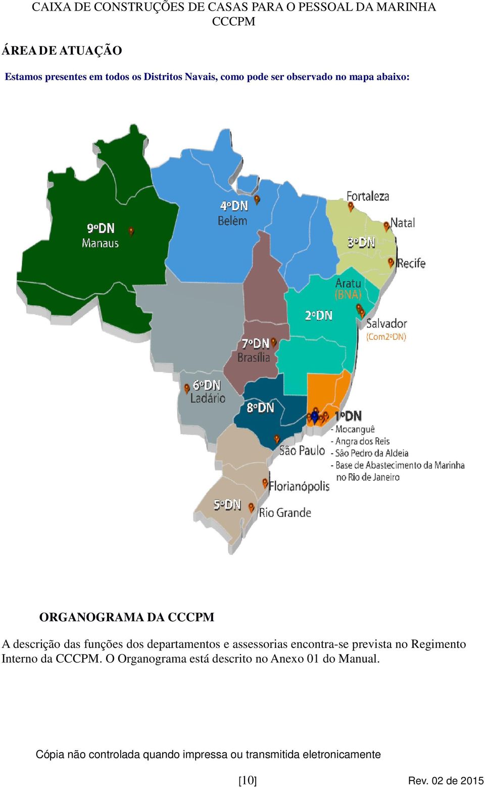 funções dos departamentos e assessorias encontra-se prevista no