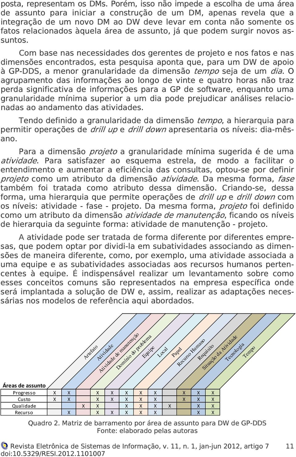 àquela área de assunto, já que podem surgir novos assuntos.