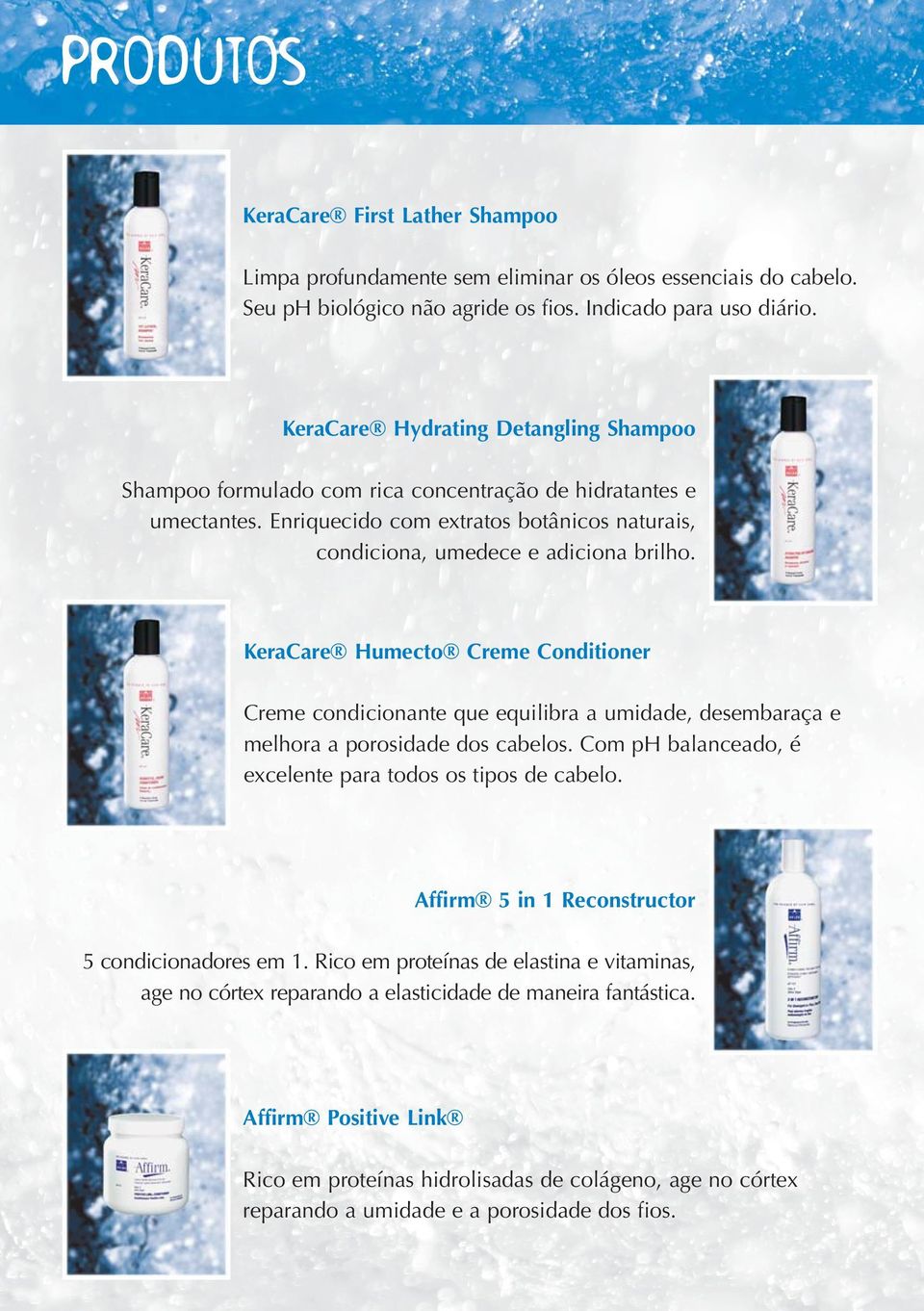 KeraCare Humecto Creme Conditioner Creme condicionante que equilibra a umidade, desembaraça e melhora a porosidade dos cabelos. Com ph balanceado, é excelente para todos os tipos de cabelo.