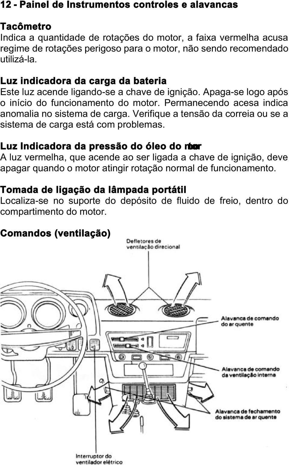 Permanecendo acesa indica anomalia no sistema de carga. Verifique a tensão da correia ou se a sistema de carga está com problemas.