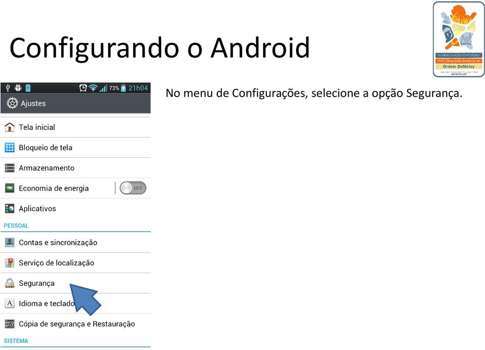 Configurações,