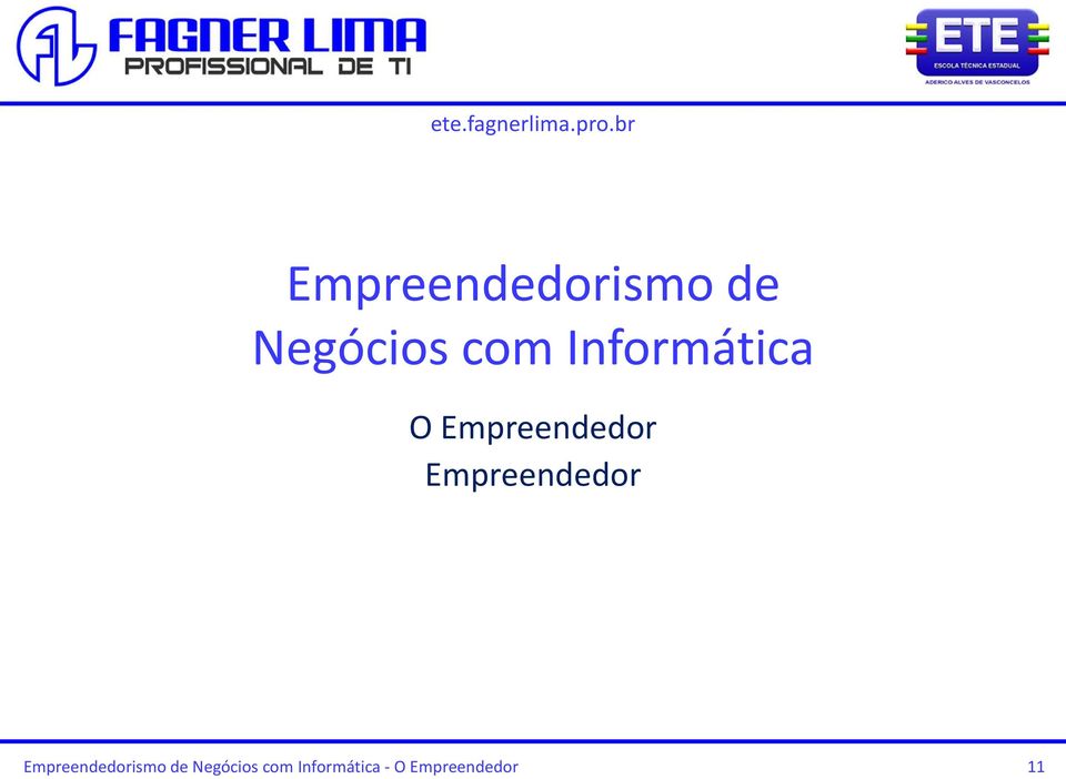 Informática O Empreendedor Empreendedor