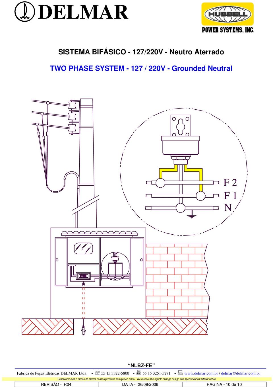 220V - Grounded eutral LBZ-FE