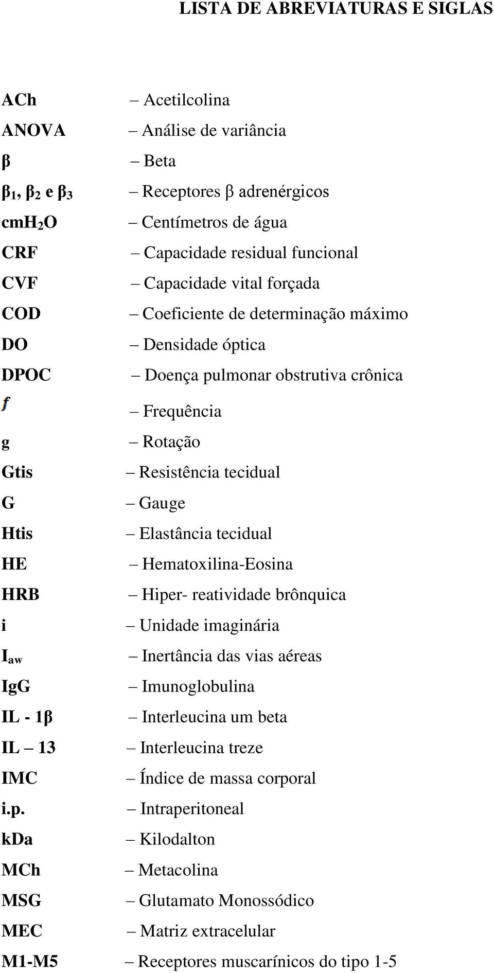 Htis Elastância tecidual HE Hematoxilina-Eosina HRB Hipe