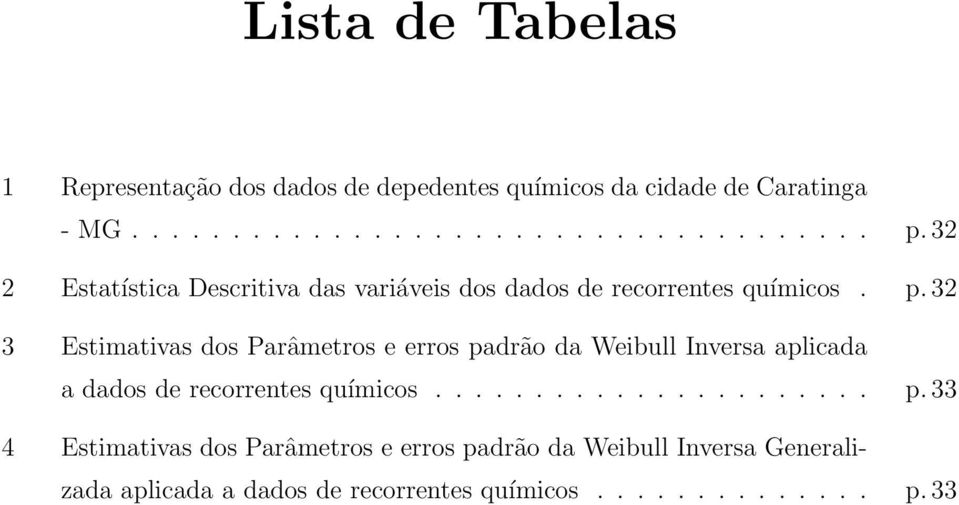 32 3 Estimativas dos Parâmetros e erros pa