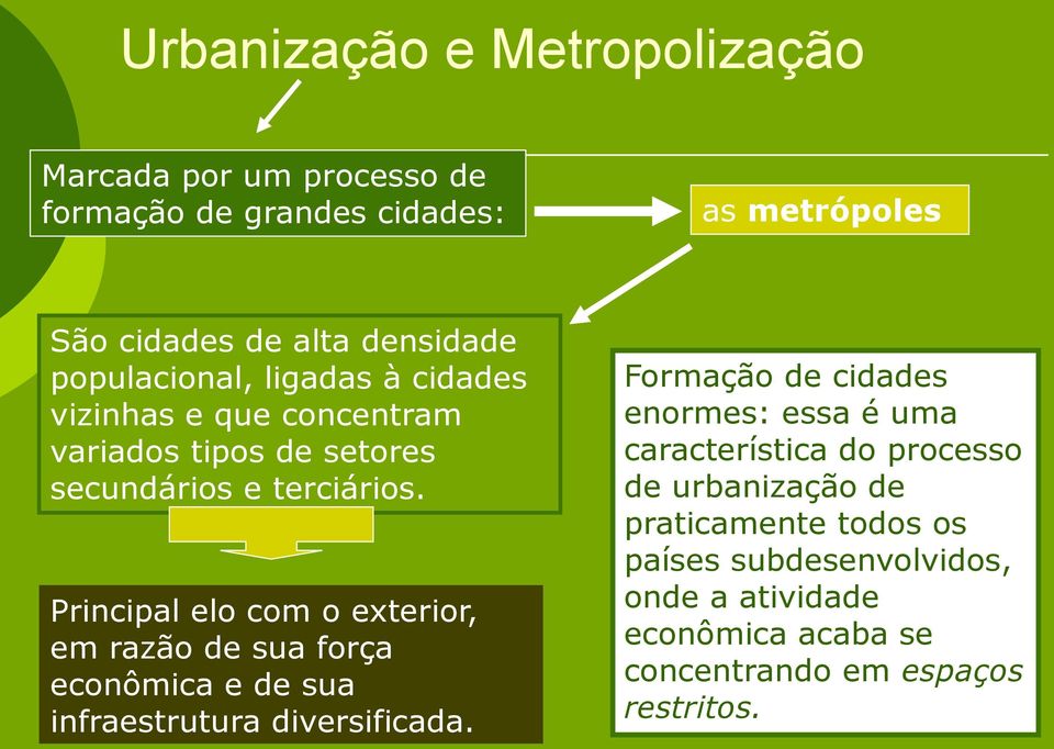 Principal elo com o exterior, em razão de sua força econômica e de sua infraestrutura diversificada.