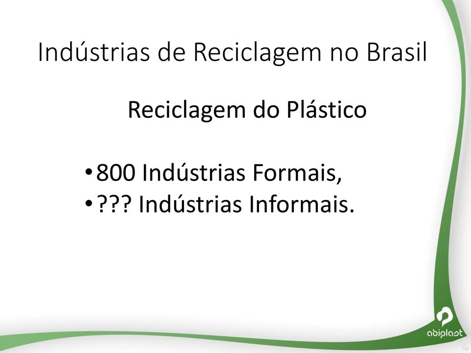 Plástico 800 Indústrias