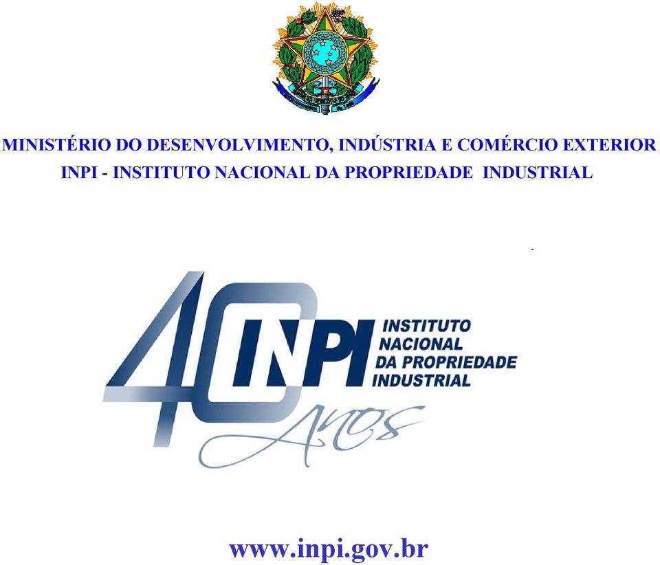 INPI - INSTITUTO NACIONAL DA