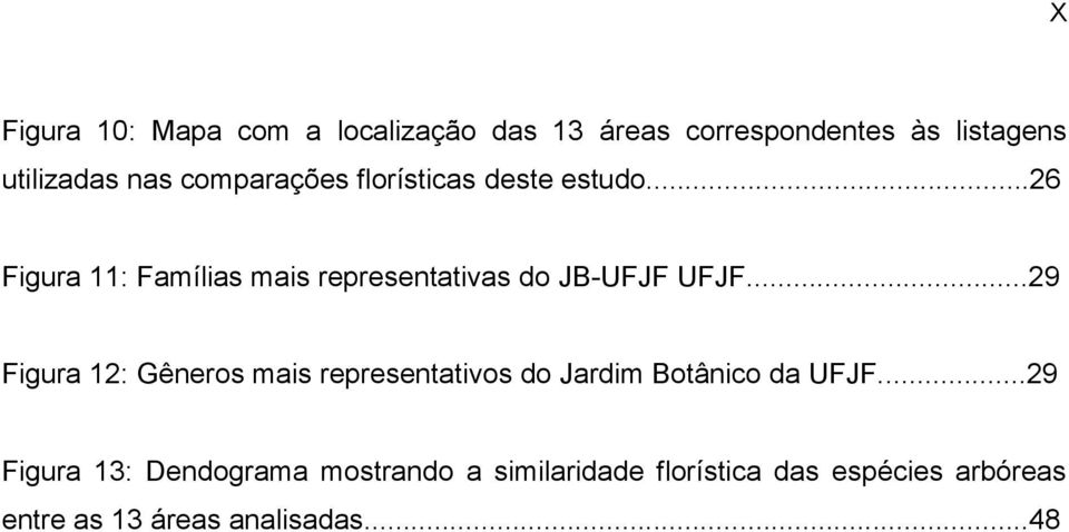 ..26 Figura 11: Famílias mais representativas do JB-UFJF UFJF.