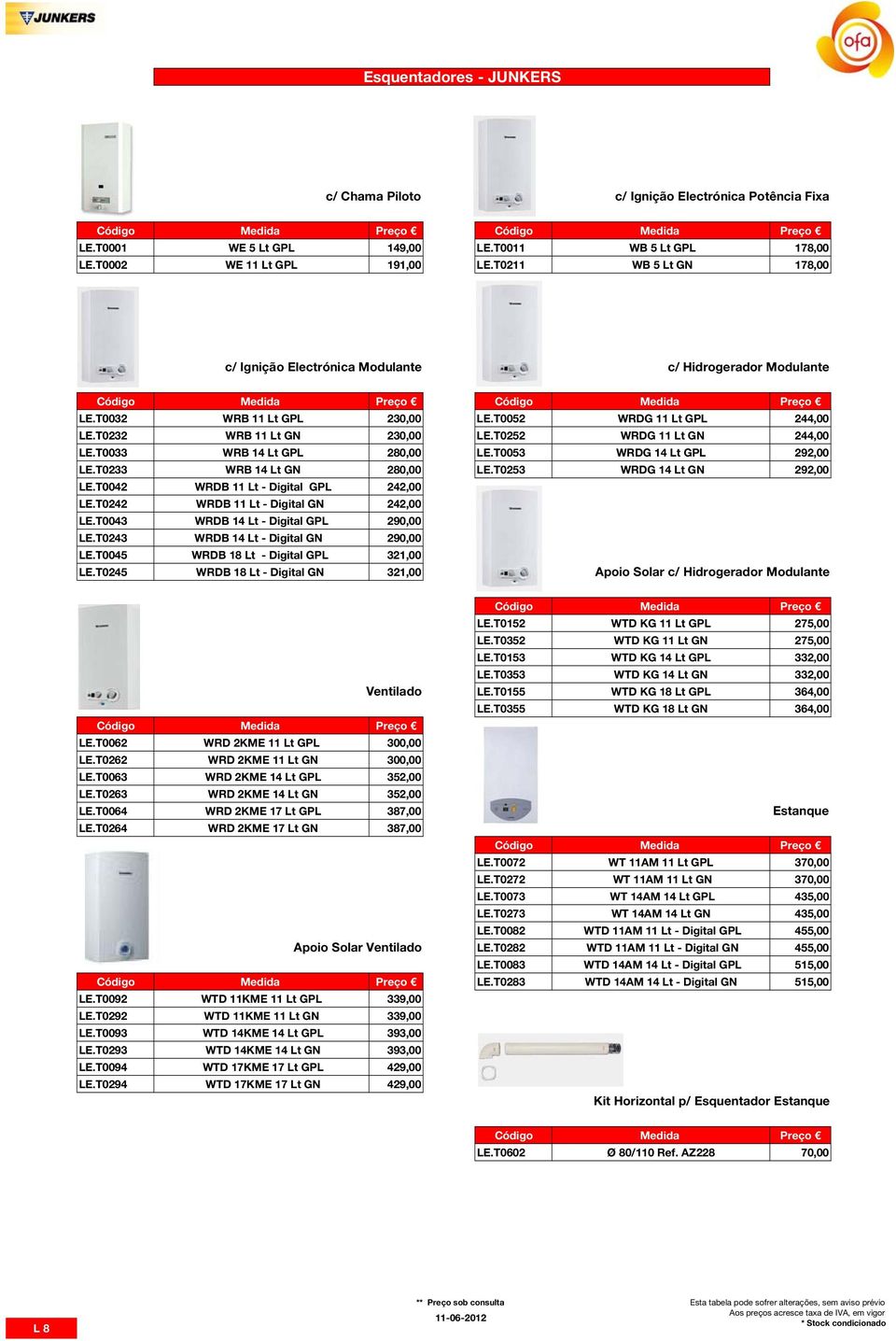 T0252 WRDG 11 Lt GN 244,00 LE.T0033 WRB 14 Lt GPL 280,00 LE.T0053 WRDG 14 Lt GPL 292,00 LE.T0233 WRB 14 Lt GN 280,00 LE.T0253 WRDG 14 Lt GN 292,00 LE.T0042 WRDB 11 Lt - Digital GPL 242,00 LE.