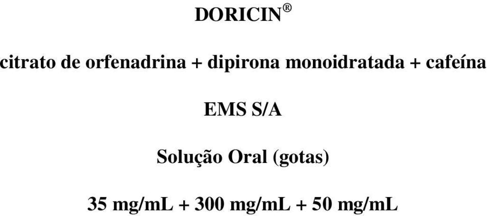 cafeína EMS S/A Solução Oral