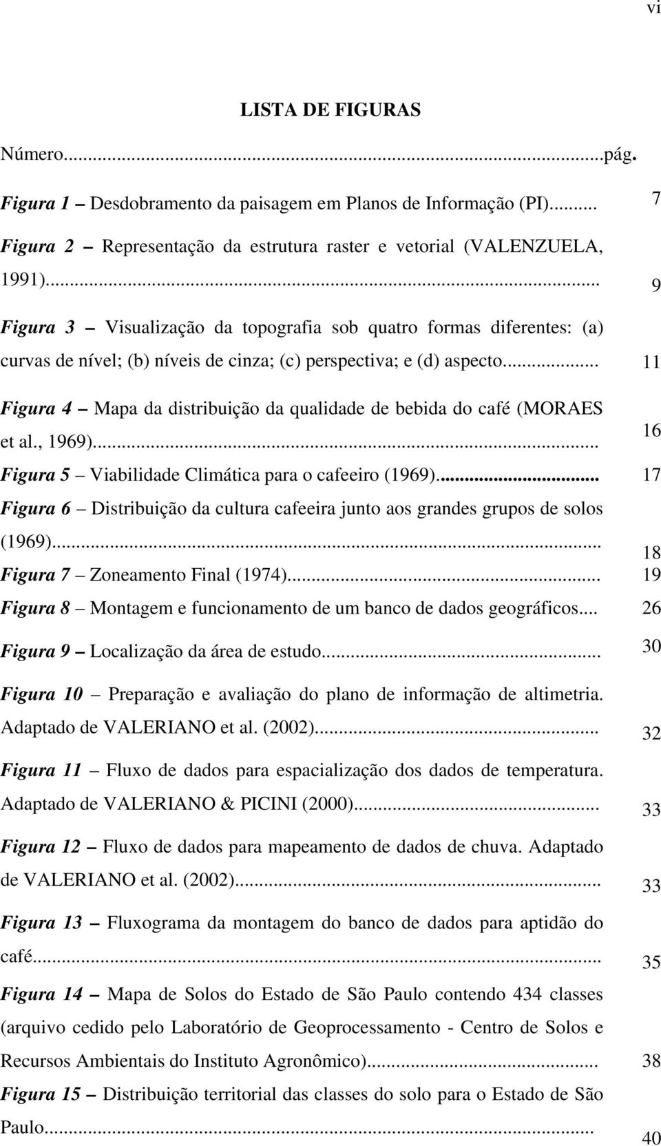 .. 11 Figura 4 Mapa da distribuição da qualidade de bebida do café (MORAES et al., 1969)... 16 Figura 5 Viabilidade Climática para o cafeeiro (1969).