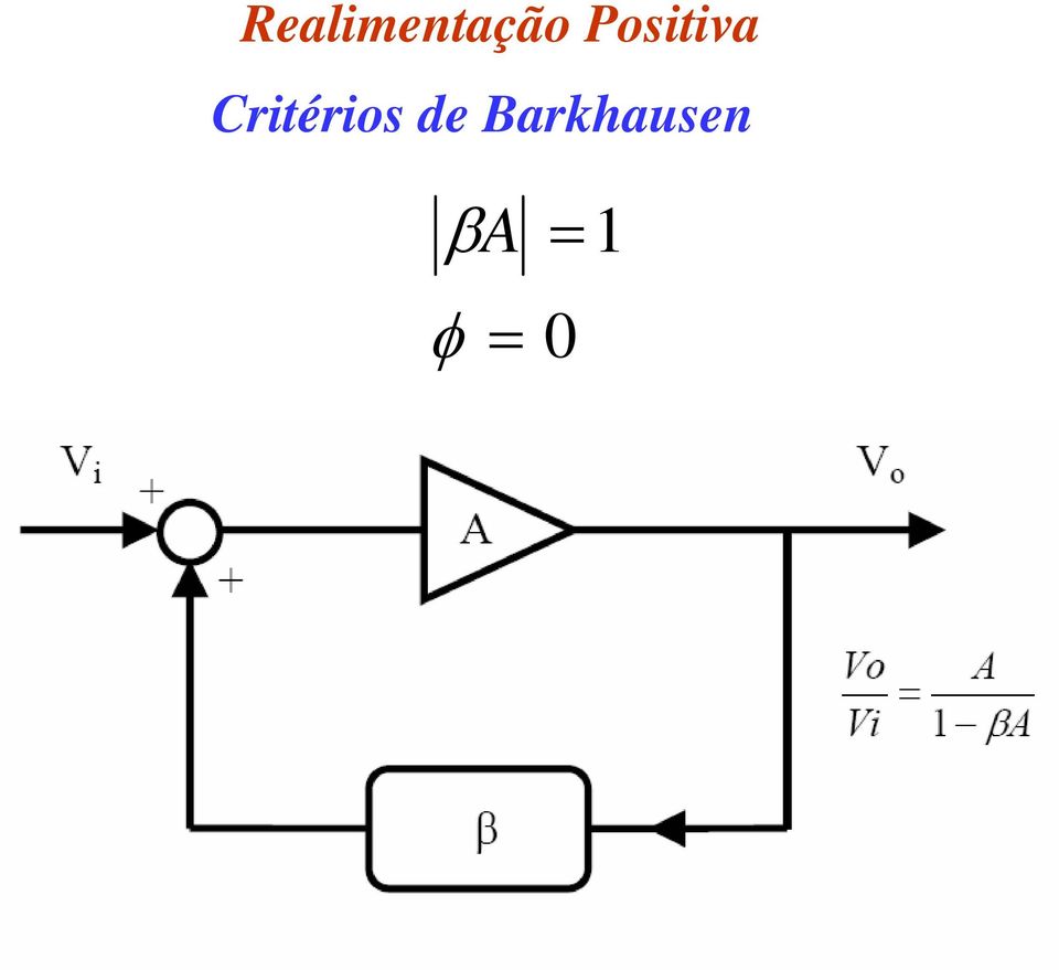 Critérios de