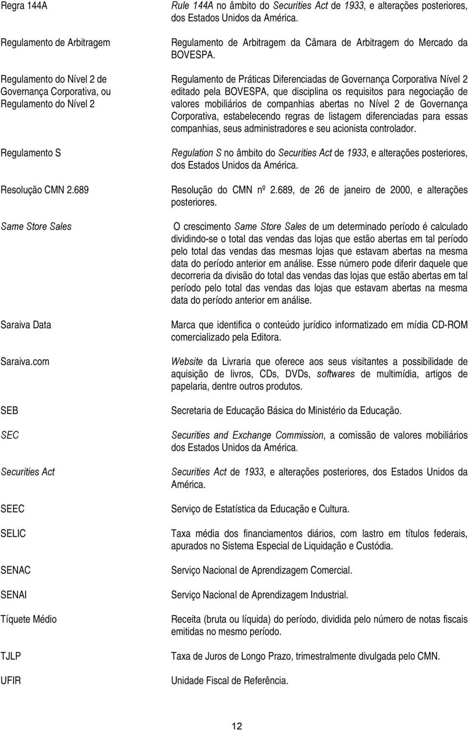 Regulamento de Arbitragem da Câmara de Arbitragem do Mercado da BOVESPA.