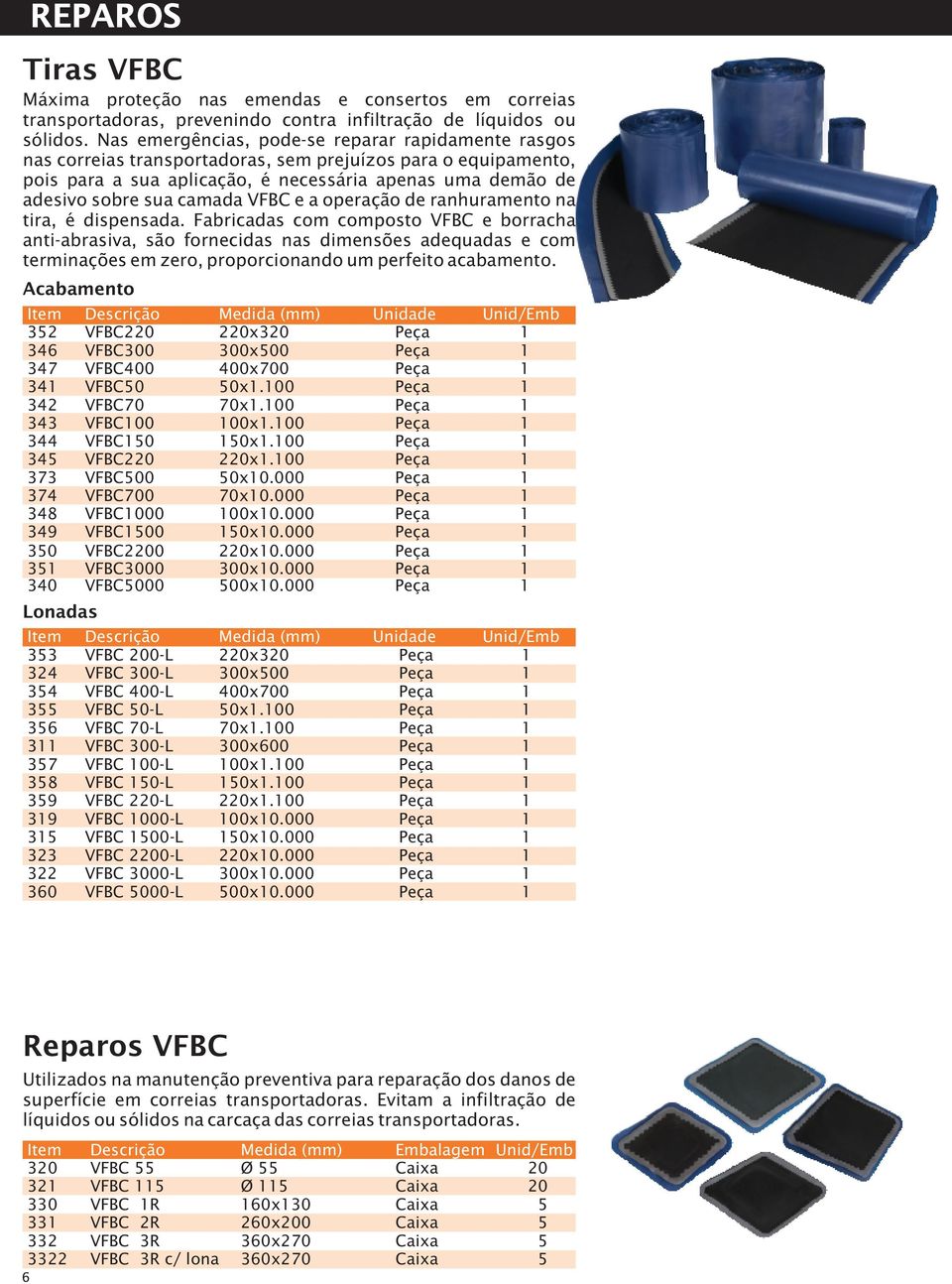 camada VFBC e a operação de ranhuramento na tira, é dispensada.