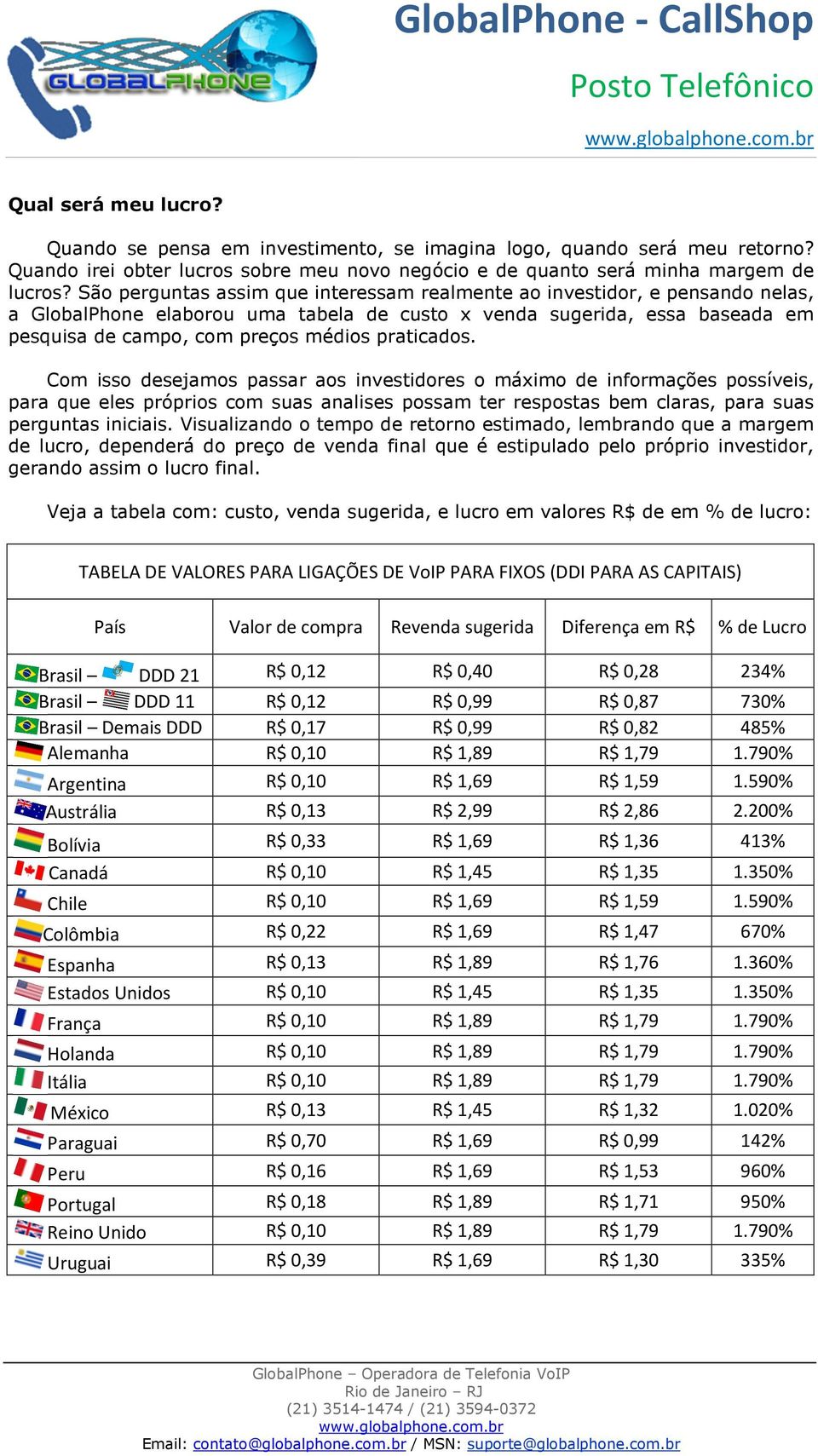 praticados. Com isso desejamos passar aos investidores o máximo de informações possíveis, para que eles próprios com suas analises possam ter respostas bem claras, para suas perguntas iniciais.