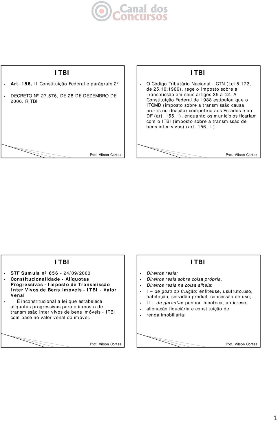 A Constituição Federal de 1988 estipulou que o ITCMD (imposto sobre a transmissão causa mortis ou doação) competiria aos Estados e ao DF (art.