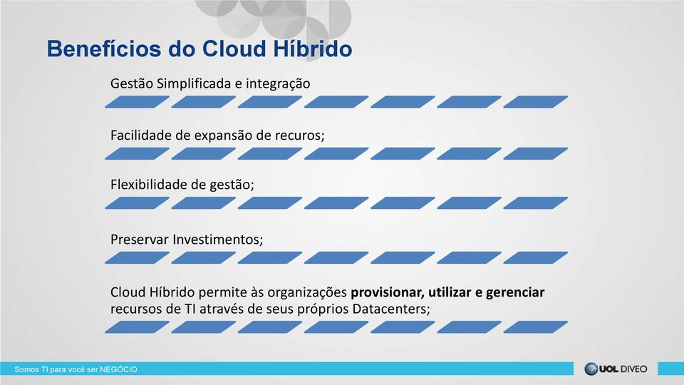 Preservar Investimentos; Cloud Híbrido permite às organizações