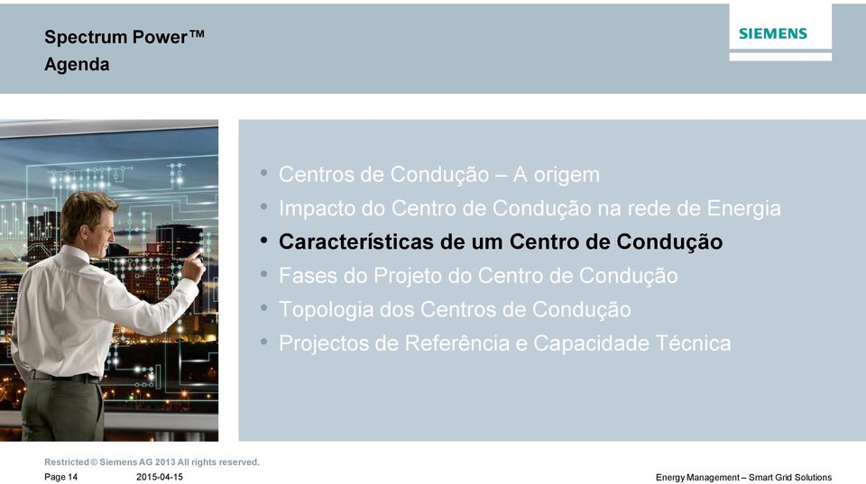 do Projeto do Centro de Condução Topologia dos Centros de