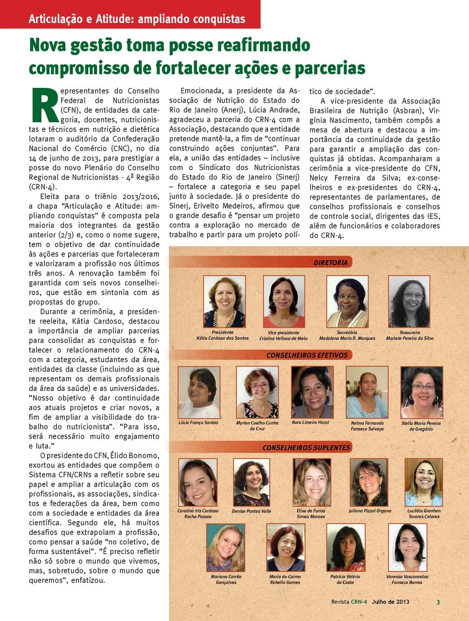 Plenário do Conselho Regional de Nutricionistas - 4ª Região (CRN-4).