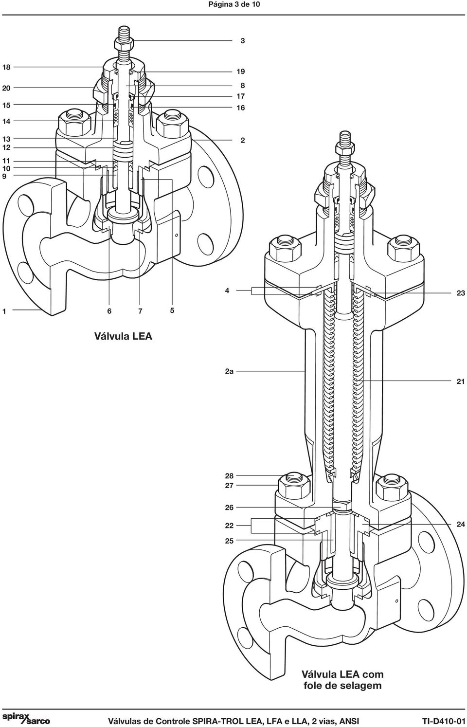 7 5 Válvula L 2a 21 28 27 26 22